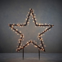 225 LED Warm White Star Light with Timer