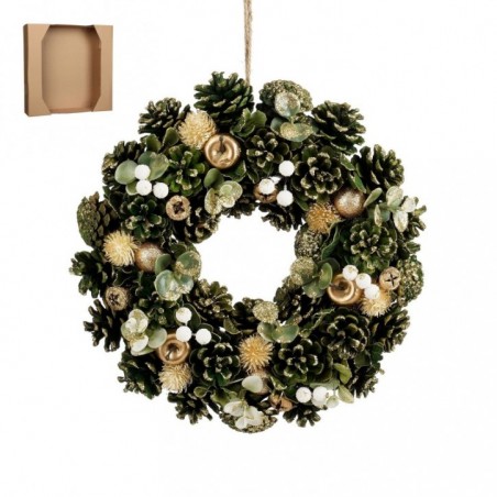 Green Decorated Garland 34 cm