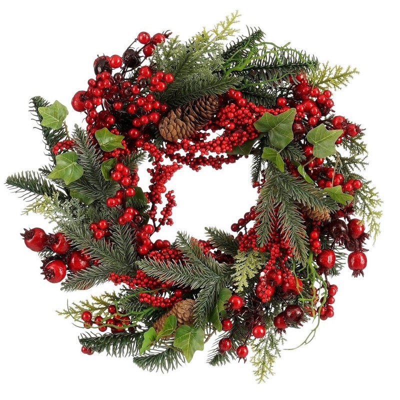 Norah Red Wreath