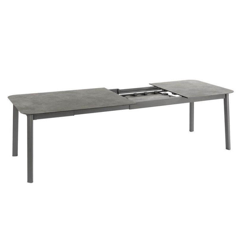 Extendable Garden Table ORON 100 x 200 - 260 cm LaFuma LFM5402 Fusain/Titane
