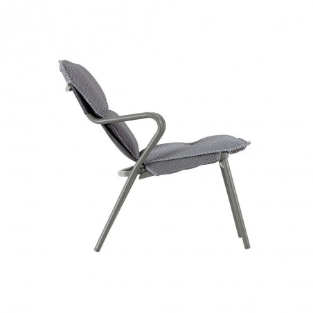 VENCE Padded Low Armchair LaFuma LFM5347 Silver
