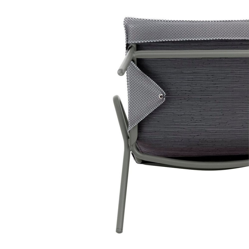 VENCE Padded Low Bench LaFuma LFM5348 Silver