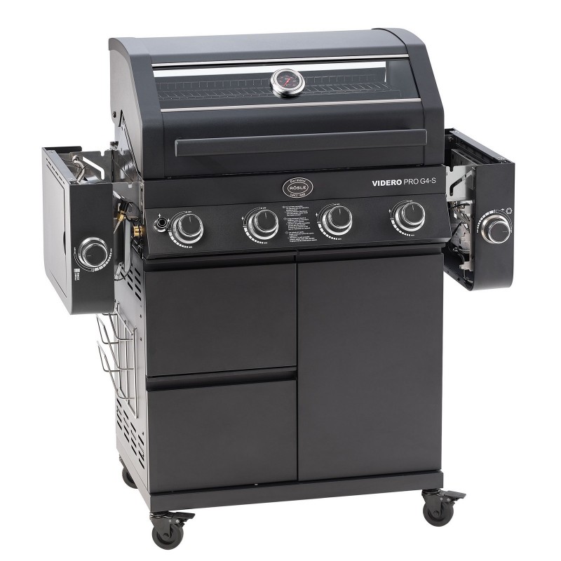 Rösle Gas Barbecue Station VIDERO PRO G4-S Vario+ Matte Black cod. 250577 Rösle Gas Barbecue Station VIDERO PRO G4-S Vario+ Matte Black cod. 250577