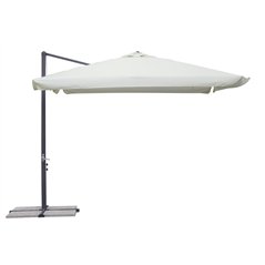 Ombrellone Florida In Alluminio con Palo Laterale 3x3 mt Ecru' - Antracite
