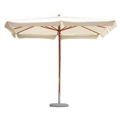 Ombrellone In Legno 3x4 mt Ecru' - Legno - Serie Standard