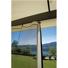 Gazebo Nebraska In Alluminio 3x4 mt Ecru' - Antracite