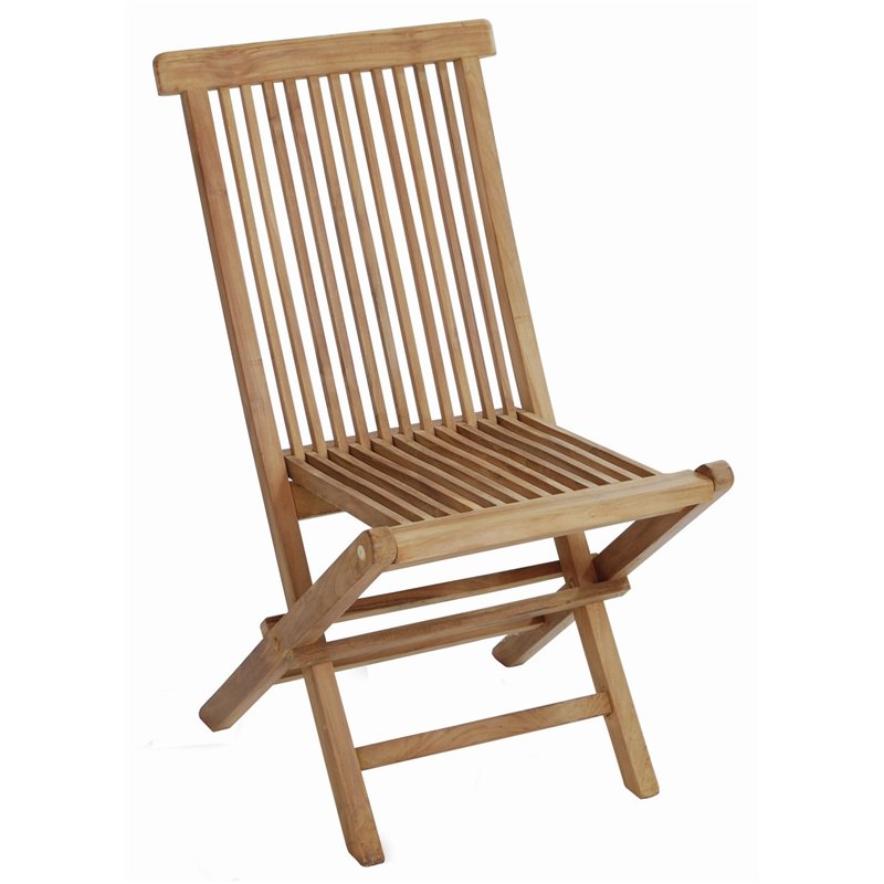 Greenwood Salina Teak Garden Garden Chair without Armrests - Folding