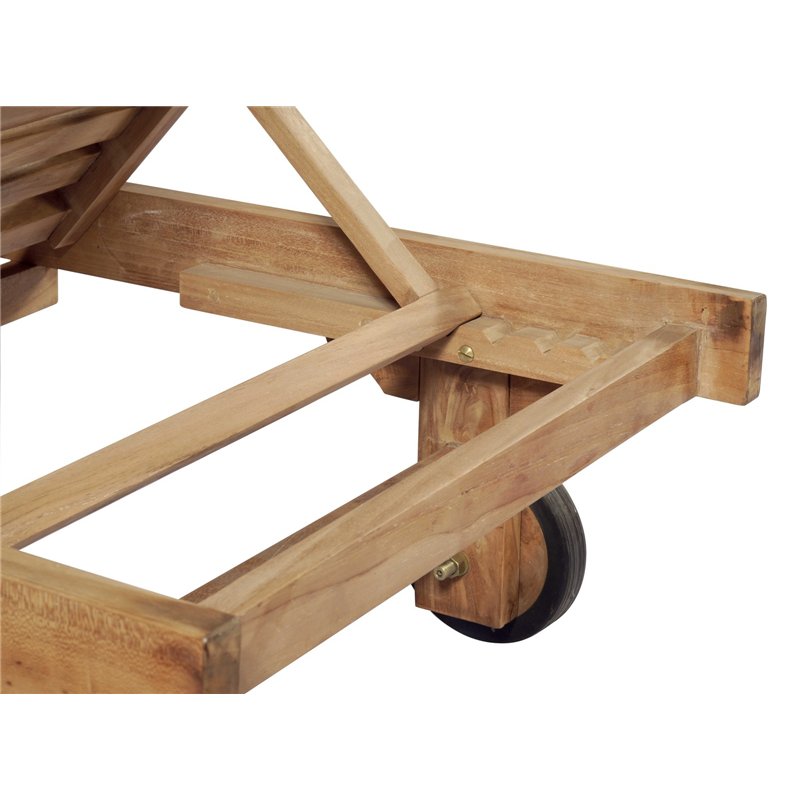 Greenwood Carloforte Teak Sunbed