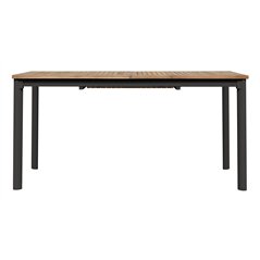 Tavolo Fuerteventura In Alluminio E Teak 150/210x90 - Antracite - Allungabile
