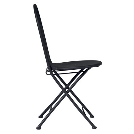 Greenwood Orta Iron Garden Chair - Anthracite - Folding