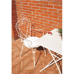 Sedia Sirmione In Ferro - Avorio