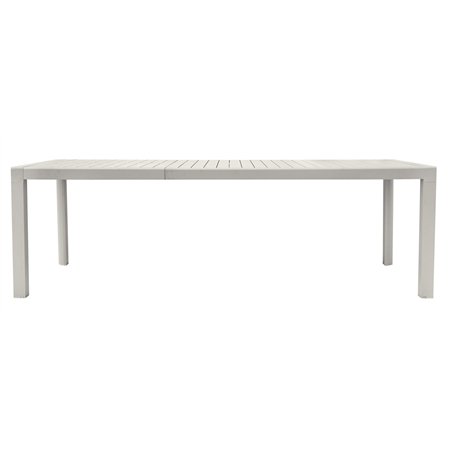 Tavolo Naxos In Alluminio 160/240x90 cm - Creta - Allungabile