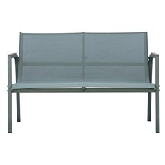 Set Tarquinia In Ferro E Resin Wood - Textilene Verde - Verde