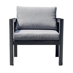 Poltrona Coffee Set Marsiglia In Alluminio - Antracite