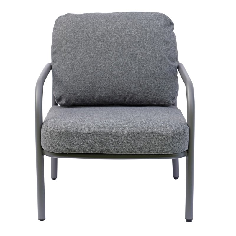 Greenwood Almeria Aluminum Lounge Set - Anthracite