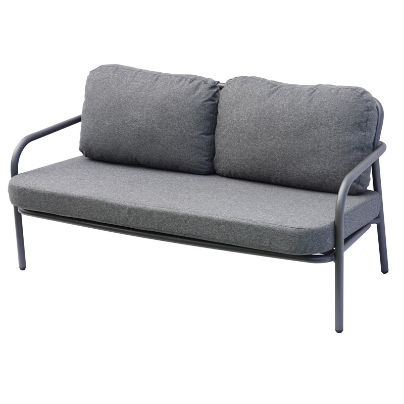Greenwood Almeria Aluminum Lounge Set - Anthracite