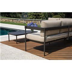 Set Angolare Torvaianica In Alluminio - Antracite