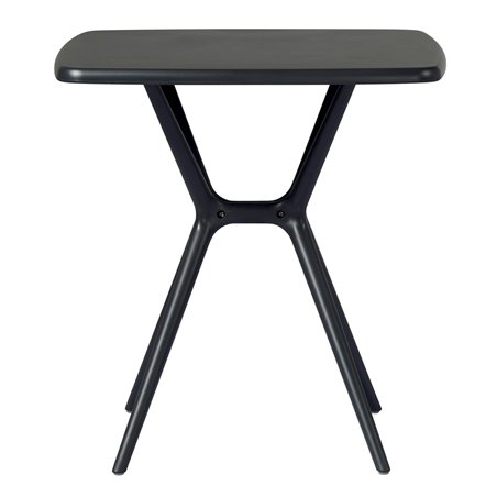 Tavolo Messina Polipropilene Con Fibra Di Vetro 70x70 cm - Antracite