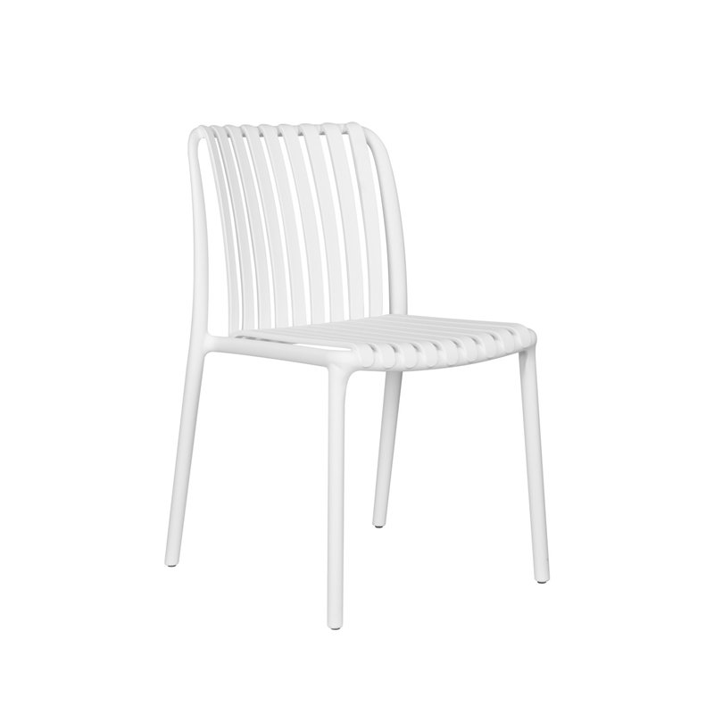 Greenwood Como Chair in Polypropylene with Fiberglass - White