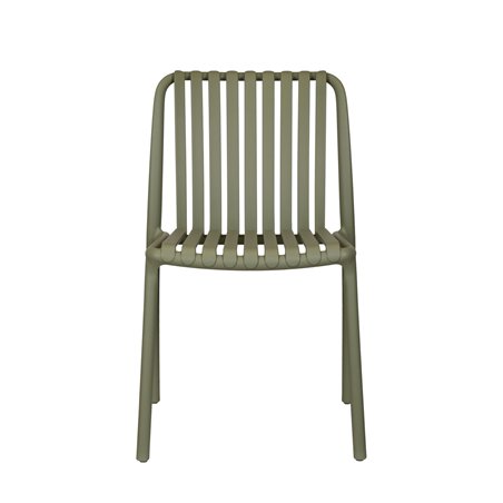 Greenwood Como Garden Chair in Polypropylene with Fiberglass - Green