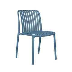 Sedia Como In Polipropilene Con Fibra Di Vetro  - Azzurro