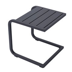 Tavolino In Alluminio - Antracite