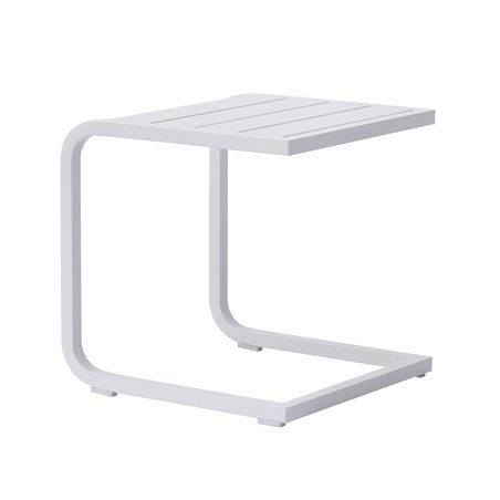 Greenwood Aluminum Coffee Table - White