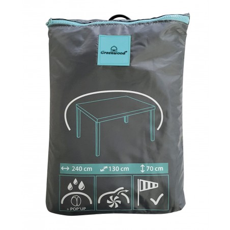 Greenwood Garden Table Protective Cover 240x130 - Waterproof Polyester