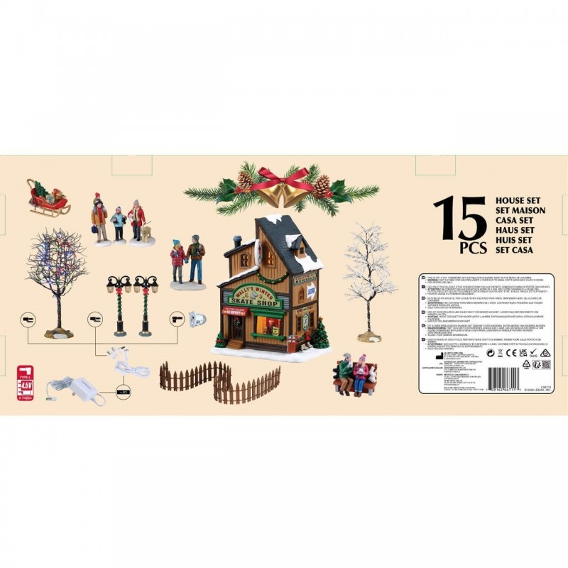 Wally'S Winter Skate Shop Set con Alimentatore 4.5V Cod. 66711