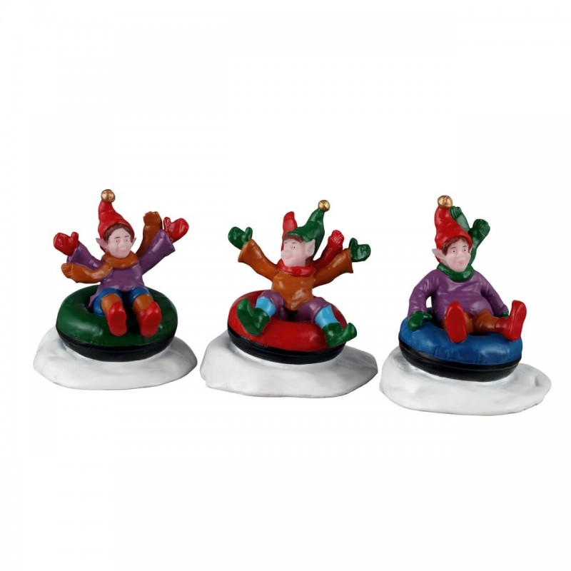 Snow Tubers Set Of 3 Cod. 62638