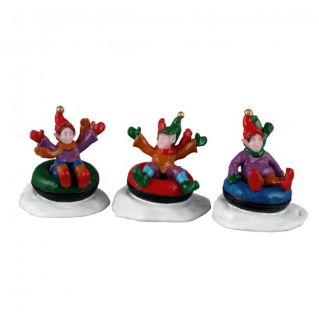 Snow Tubers Set Of 3 Cod. 62638