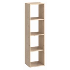 Libreria KUBIK in Pino Massiccio Grezzo 4 Vani 36x30x139,3 cm Unionwood