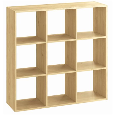 Libreria KUBIK in Pino Massiccio Grezzo 9 Vani 104,8x30x104,9 cm Unionwood