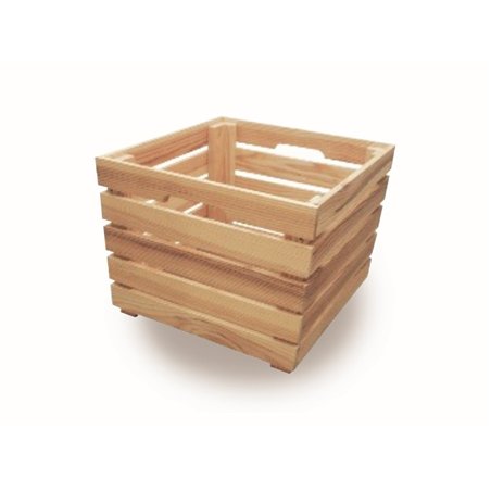 Box Contenitore CREABOX in Pino Massiccio Grezzo 35x35x35 cm Unionwood