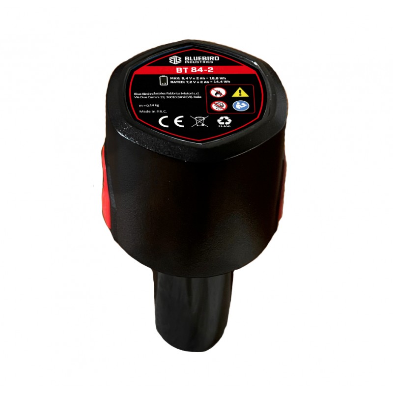 Battery Blue Bird BT 84-2 for pruning shears PS 22-23 TWIN 7.2 V nominal 8.4 V max 2 Ah Battery Blue Bird BT 84-2 for pruning shears PS 22-23 TWIN 7.2 V nominal 8.4 V max 2 Ah
