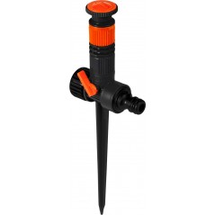 Stocker Irrigatore a spruzzo 360° regolabile con attacco rapido, estensibile