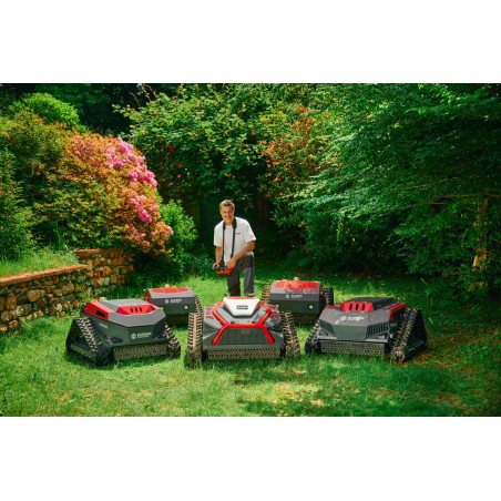 Remote-controlled tracked brush mower Blue Bird FM 24-53 cutting width 530 mm Loncin 224 cc
