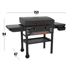 Piastra a gas Blackstone Original Omnivore 28" con coperchio Cod. 2287DK