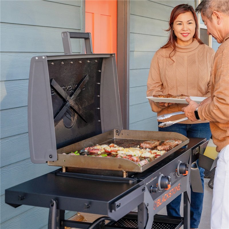 Gas griddle Blackstone Iron Forged Omnivore 28″ with hood Code 2311DK