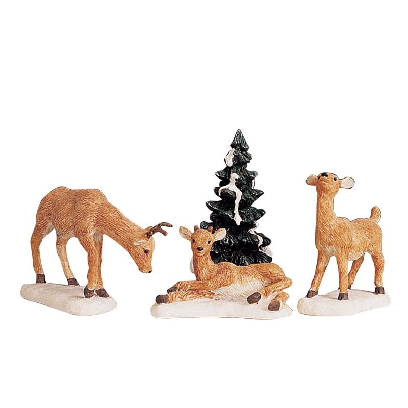 Dad and Fawns Set of 4 Ref. 92299