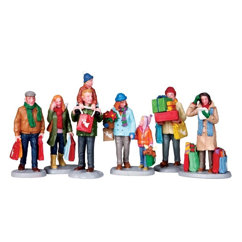 Holiday Shoppers Set of 6 Ref. 92683
