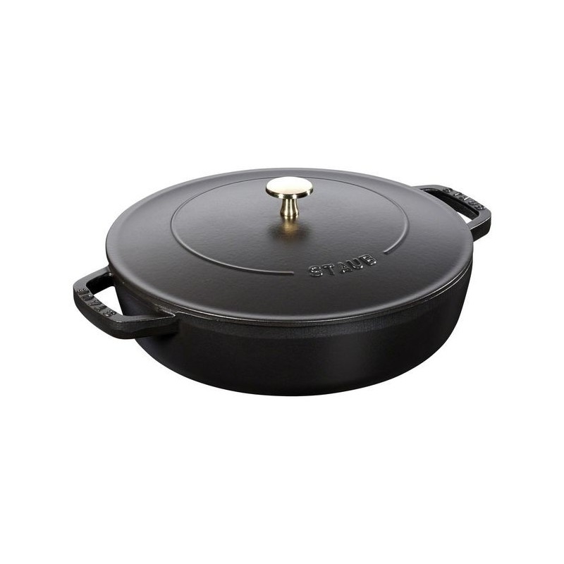 Chistera Pan 28 cm Black in Cast Iron Chistera Pan 28 cm Black in Cast Iron