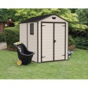 Keter Abri de Jardin en Résine MANOR 6x8 beige