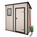 Keter Abri de Jardin en Résine MANOR Pent 6x4 beige