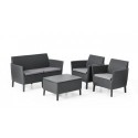 Keter Lounge Set 2 Places SALEMO Graphite