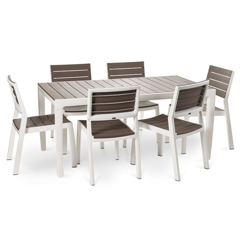 Keter Sedia HARMONY Grafite/Bianco Pezzo Singolo dadolo.com