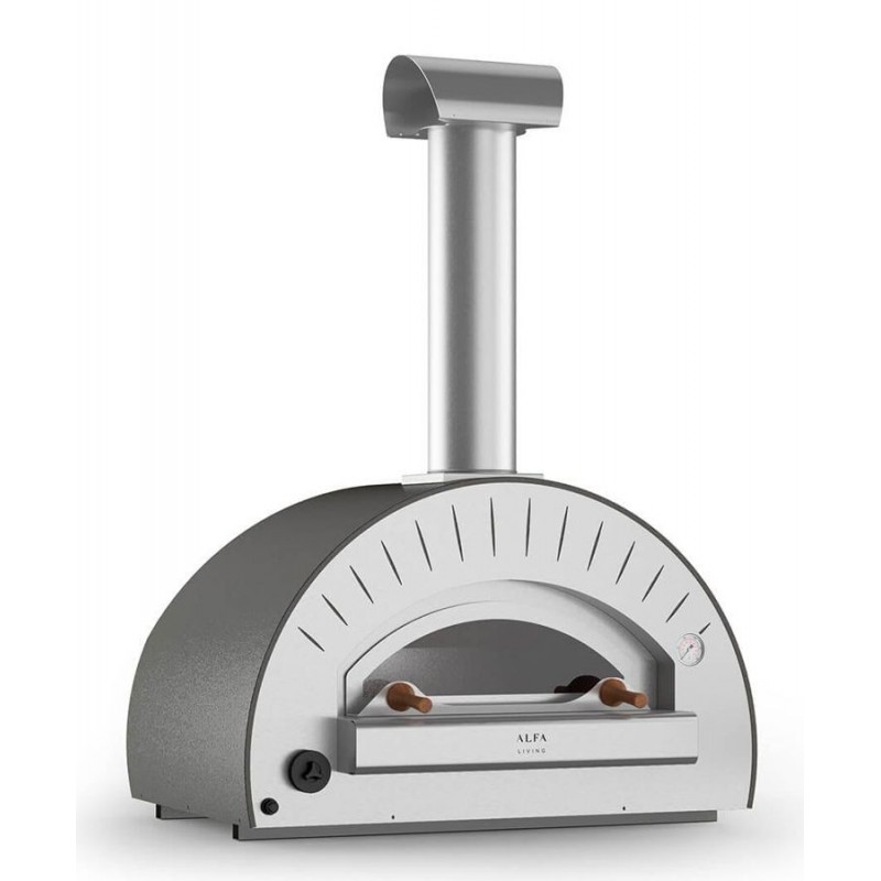Alfapizza Forno per Pizza DOLCE VITA HYBRID colore Grigio a Gas Metano  dadolo.com
