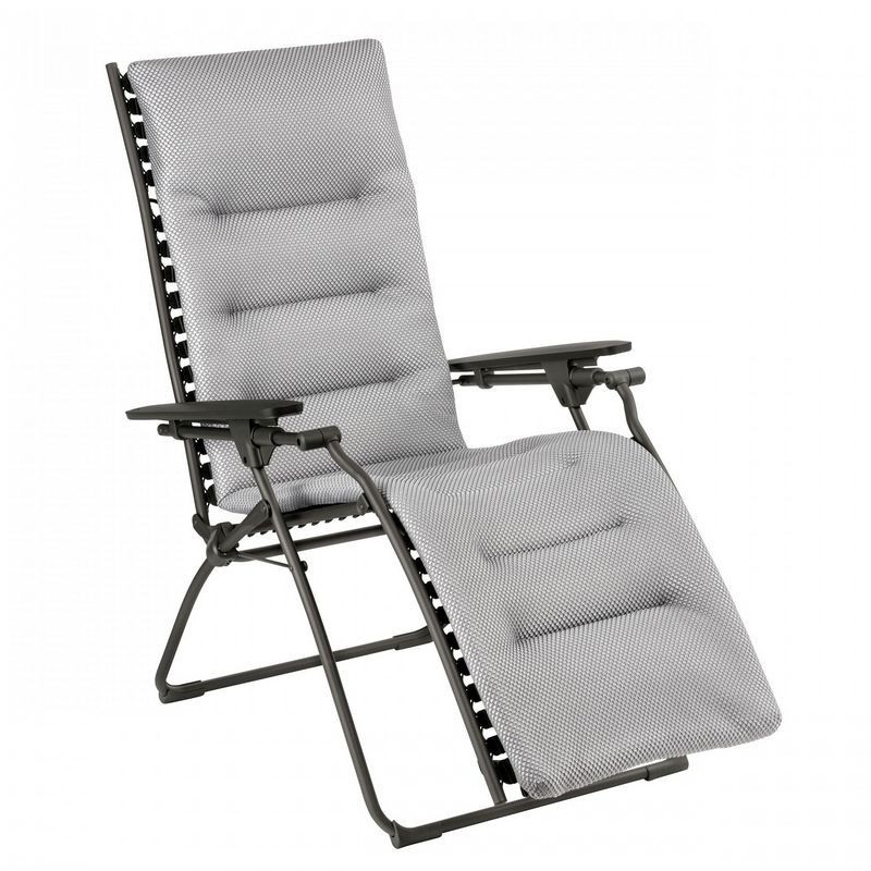 EVOLUTION Be Comfort LaFuma LFM2830 Silver Reclining Deck Chair EVOLUTION Be Comfort LaFuma LFM2830 Silver Reclining Deck Chair