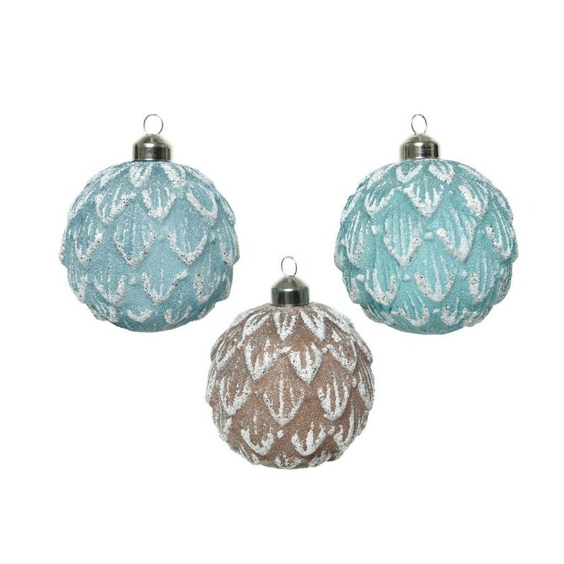 Boules en verre à suspendre dim 10 cm Pièce unique