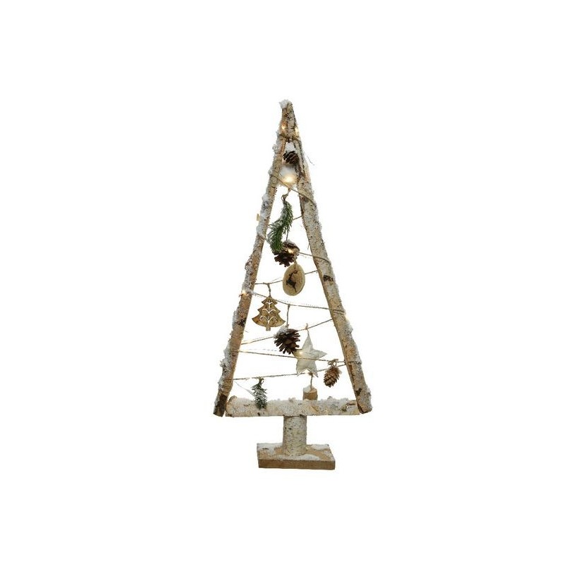 Sapin de Noël lumineux stylisé Natural dim 8.5x30x67 cm